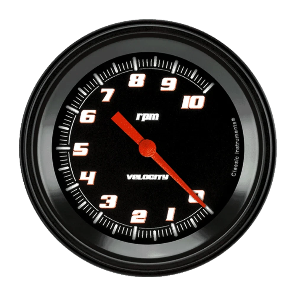 Velocity Black 3 3_8_ Tachometer VS10BBLF